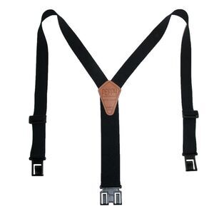 Perry Suspenders Men's Elastic 1.5 Inch Wide Hook End Suspenders